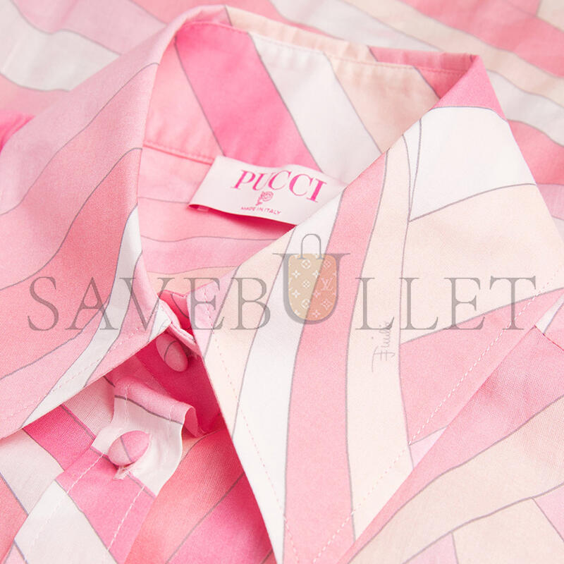 PUCCI COTTON PRINTED BLOUSE 5HRJ265H754040